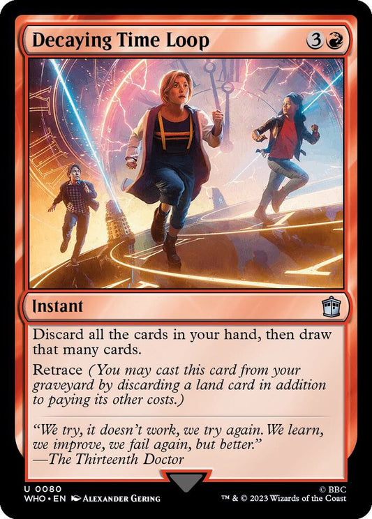 Decaying Time Loop - Universes Beyond: Doctor Who (WHO) NM *FOIL*