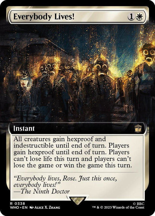 Everybody Lives! (Extended Art) - Universes Beyond: Doctor Who (WHO) NM
