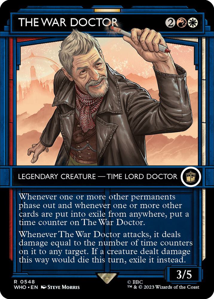 The War Doctor (Showcase) - Universes Beyond: Doctor Who (WHO) NM *FOIL*