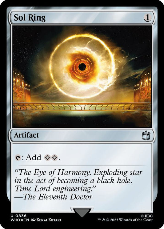 Sol Ring (Surge Foil) - Universes Beyond: Doctor Who (WHO) LP *FOIL*