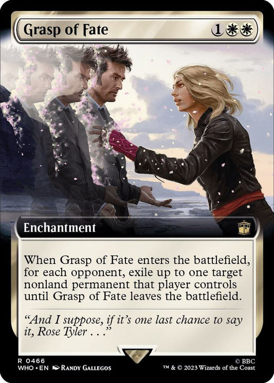 Grasp of Fate (Extended Art) - Universes Beyond: Doctor Who (WHO) NM *FOIL*