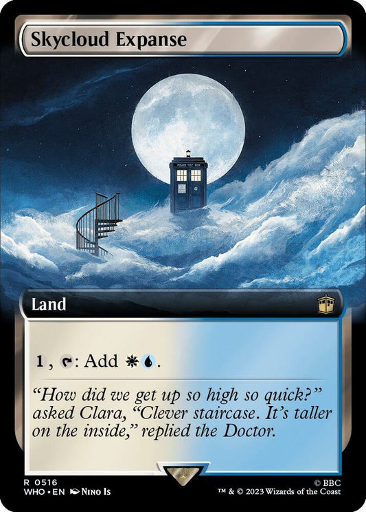Skycloud Expanse (Extended Art) - Universes Beyond: Doctor Who (WHO) NM
