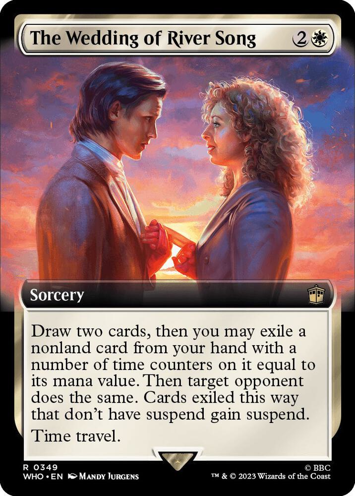 The Wedding of River Song (Extended Art) - Universes Beyond: Doctor Who (WHO) NM *FOIL*