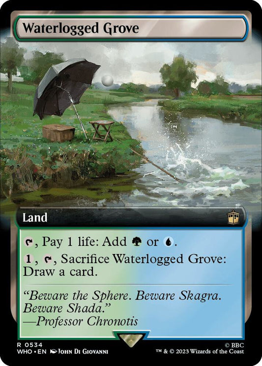 Waterlogged Grove (Extended Art) - Universes Beyond: Doctor Who (WHO) NM