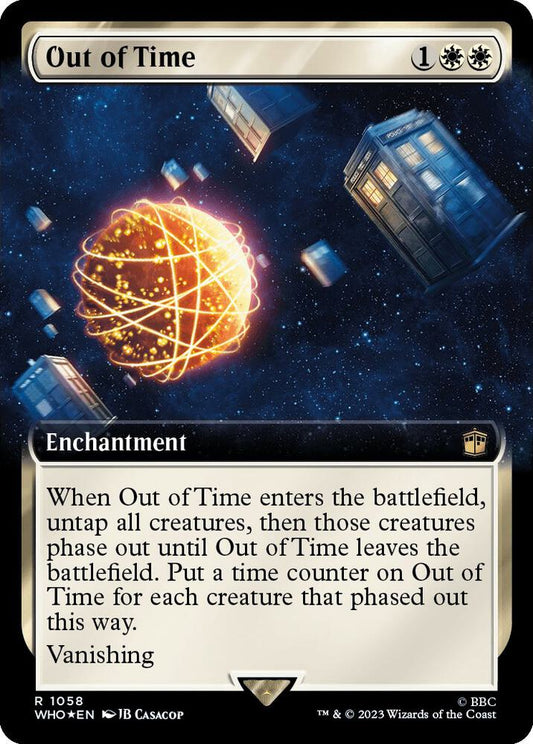 Out of Time (Extended Art) (Surge Foil) - Universes Beyond: Doctor Who (WHO) NM *FOIL*