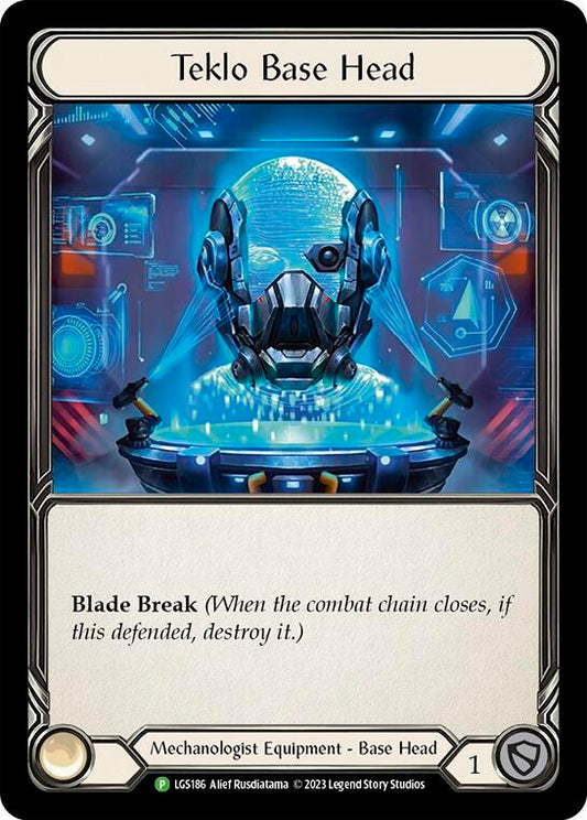 Teklo Base Head - LGS186 - Flesh and Blood: Promo Cards (PR) NM *Cold Foil*