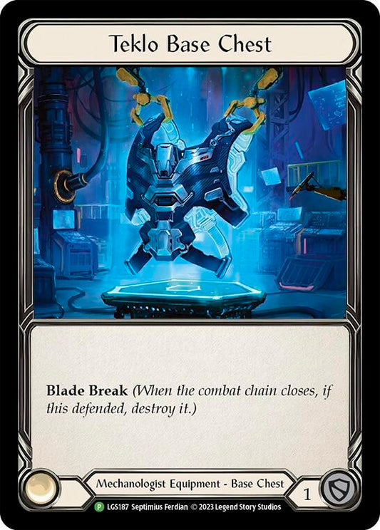 Teklo Base Chest - LGS187 - Flesh and Blood: Promo Cards (PR) NM *Cold Foil*