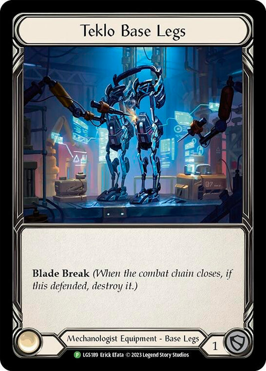 Teklo Base Legs - LGS189 - Flesh and Blood: Promo Cards (PR) LP *Cold Foil*