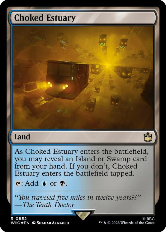 Choked Estuary (Surge Foil) - Universes Beyond: Doctor Who (WHO) NM *FOIL*