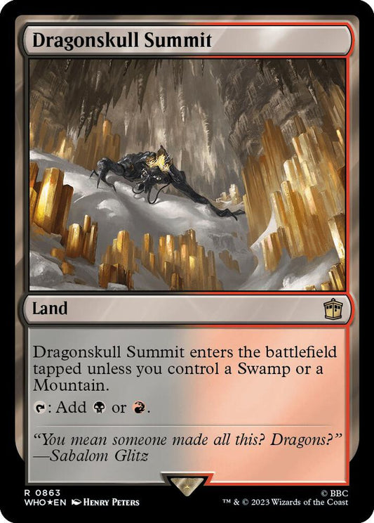 Dragonskull Summit (Surge Foil) - Universes Beyond: Doctor Who (WHO) NM *FOIL*