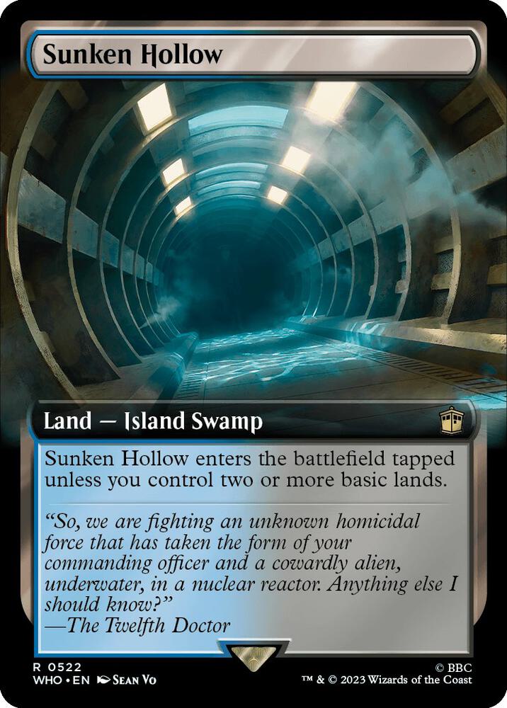 Sunken Hollow (Extended Art) - Universes Beyond: Doctor Who (WHO) NM *FOIL*