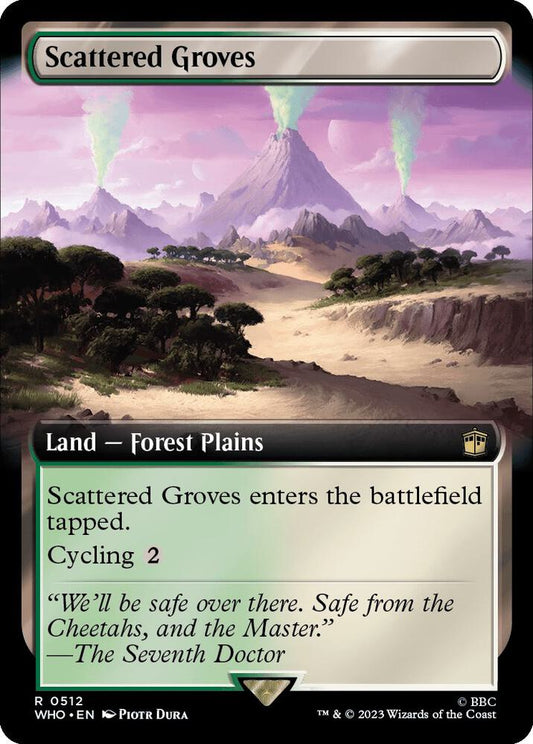 Scattered Groves (Extended Art) - Universes Beyond: Doctor Who (WHO) NM