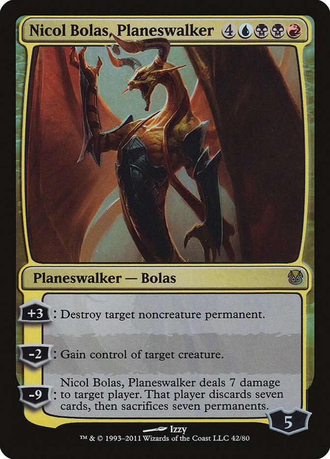 Nicol Bolas, Planeswalker - Duel Decks: Ajani vs. Nicol Bolas (DDH) NM *FOIL*