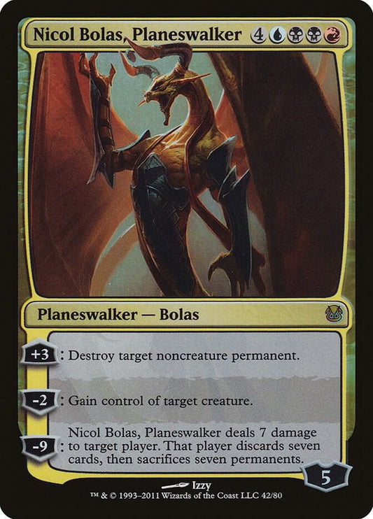 Nicol Bolas, Planeswalker - Duel Decks: Ajani vs. Nicol Bolas (DDH) NM *FOIL*