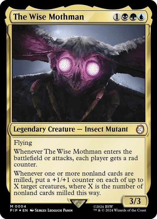 The Wise Mothman - Universes Beyond: Fallout (PIP) NM *FOIL*