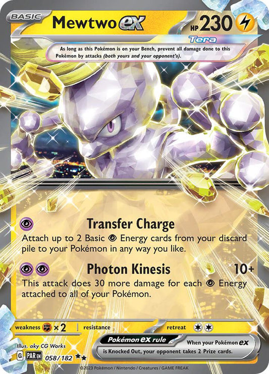 Mewtwo ex - SV04: Paradox Rift (PAR) NM *FOIL*