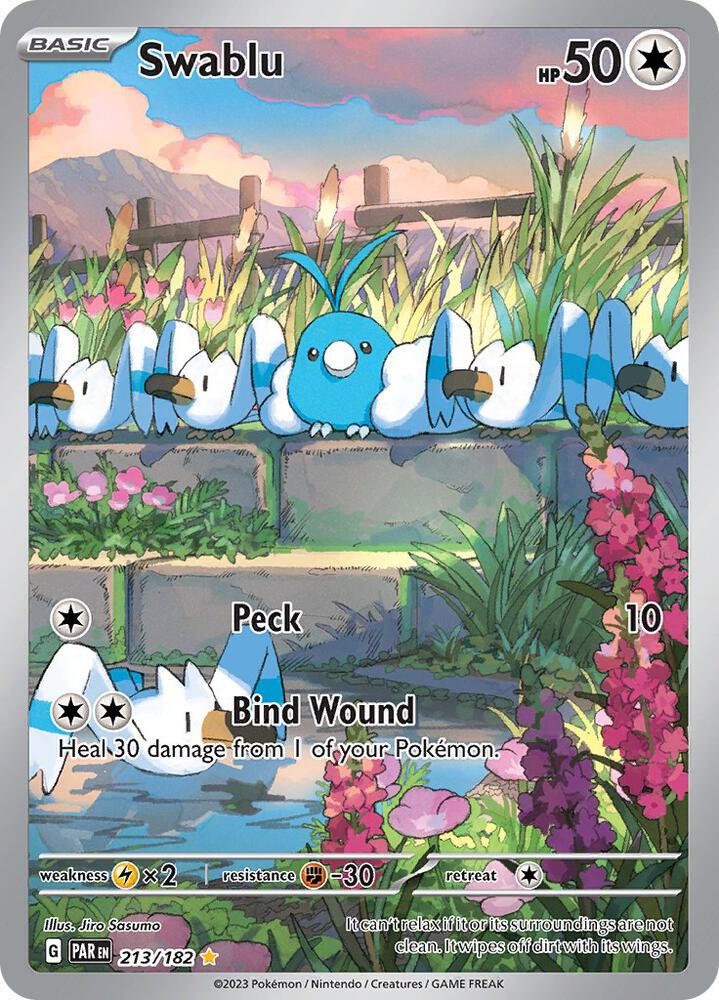 Swablu - 213/182 - SV04: Paradox Rift (PAR) LP *FOIL*