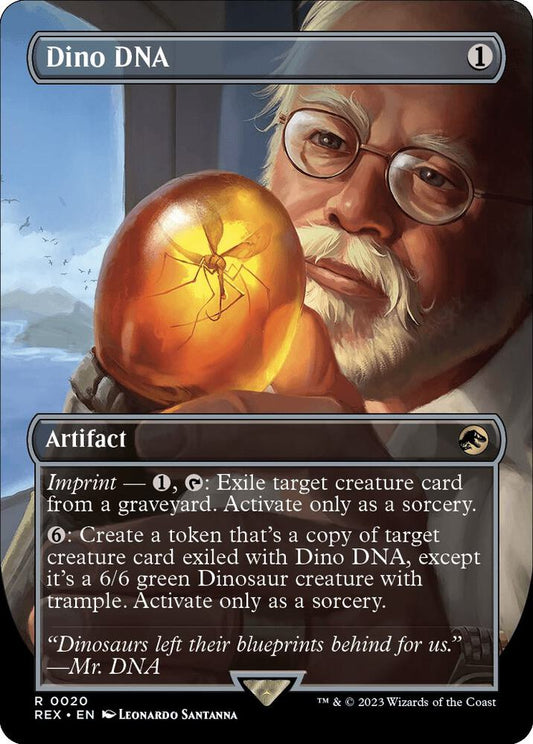 Dino DNA (Borderless) - Universes Beyond: Jurassic World Collection (REX) NM