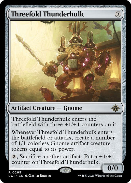 Threefold Thunderhulk - The Lost Caverns of Ixalan (LCI) NM