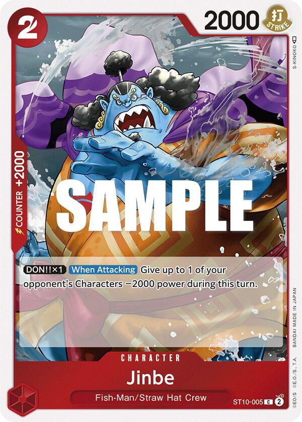 Jinbe - Ultra Deck: The Three Captains (ST-10) NM *FOIL*