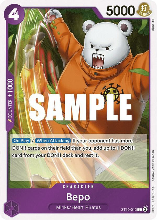 Bepo - Ultra Deck: The Three Captains (ST-10) NM *FOIL*