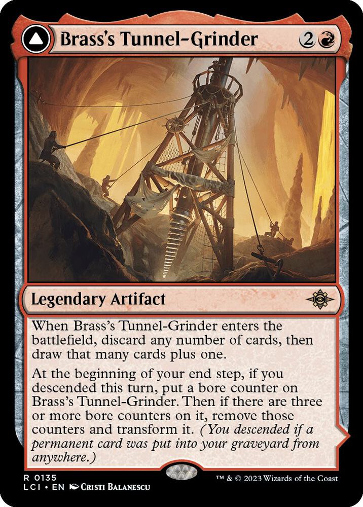 Brass's Tunnel-Grinder - The Lost Caverns of Ixalan (LCI) NM *FOIL*