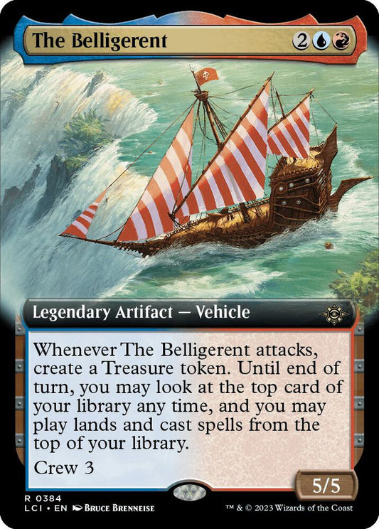 The Belligerent (Extended Art) - The Lost Caverns of Ixalan (LCI) NM *FOIL*