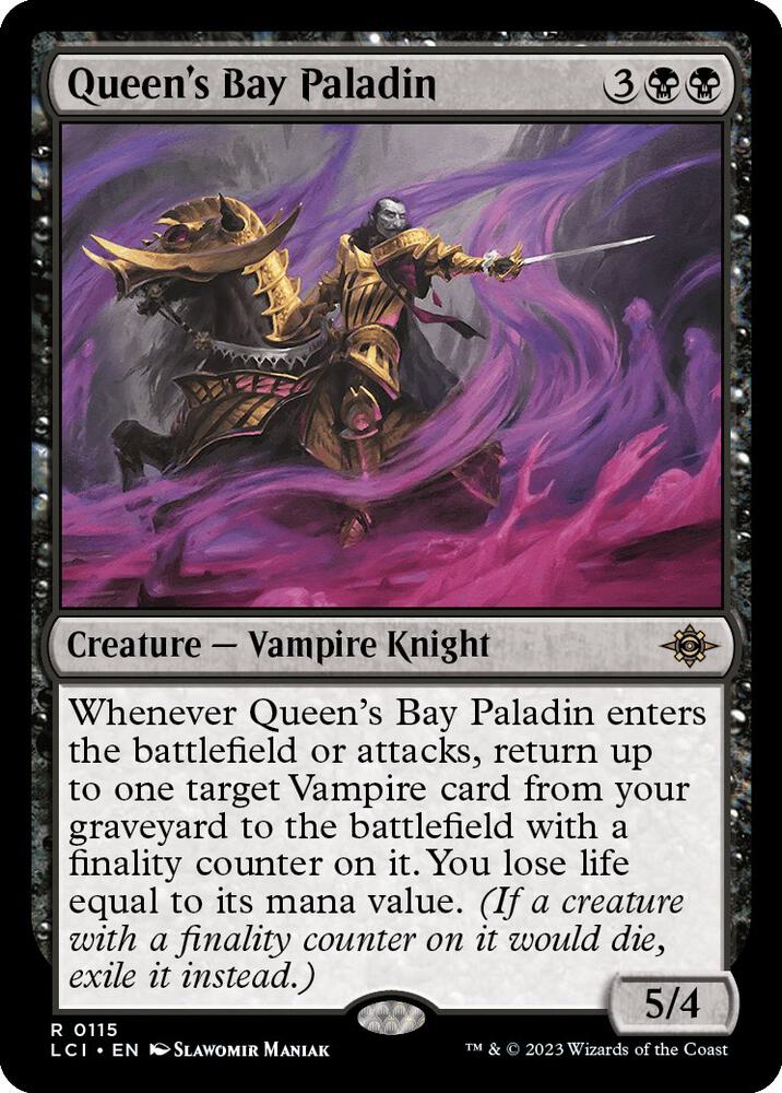 Queen's Bay Paladin - The Lost Caverns of Ixalan (LCI) NM *FOIL*
