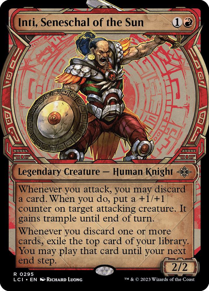 Inti, Seneschal of the Sun (Showcase) - The Lost Caverns of Ixalan (LCI) NM