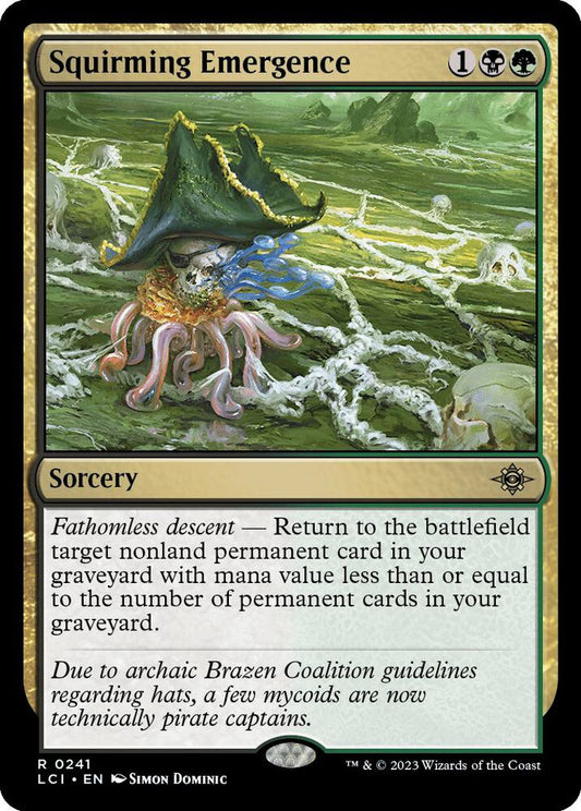 Squirming Emergence - The Lost Caverns of Ixalan (LCI) LP *FOIL*