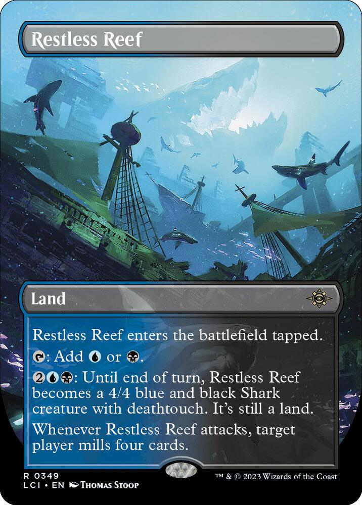 Restless Reef (Borderless) - The Lost Caverns of Ixalan (LCI) NM