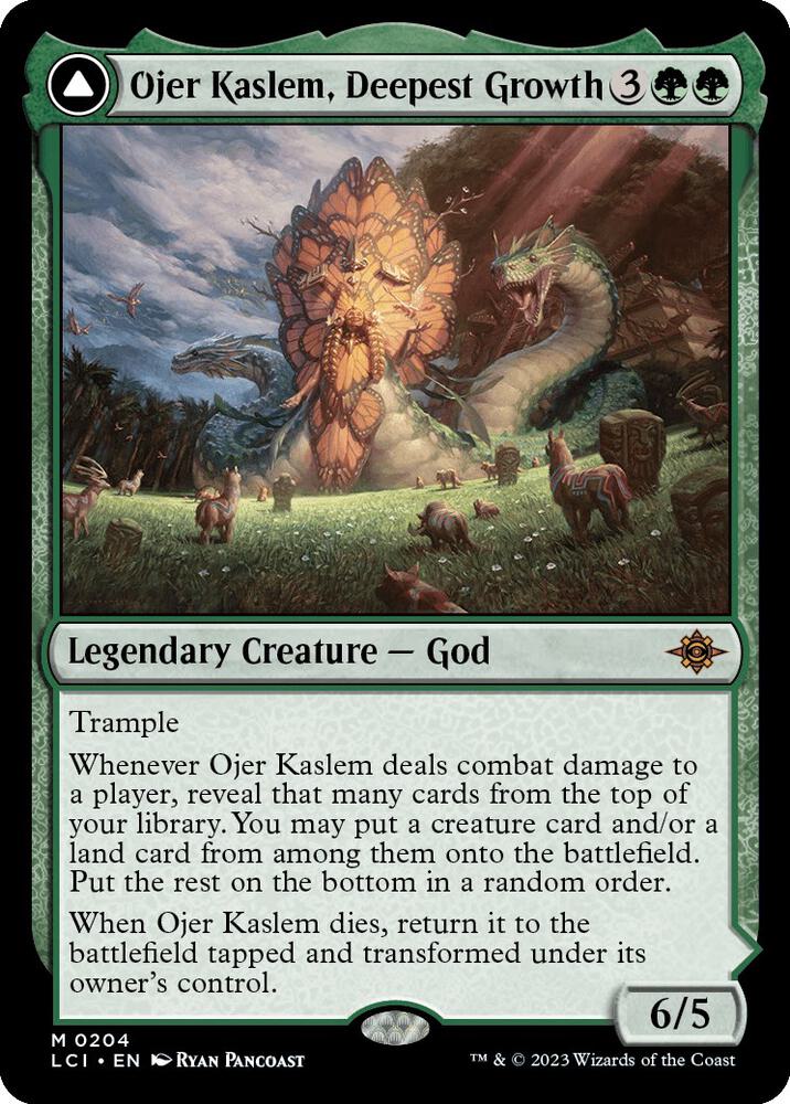 Ojer Kaslem, Deepest Growth - The Lost Caverns of Ixalan (LCI) NM