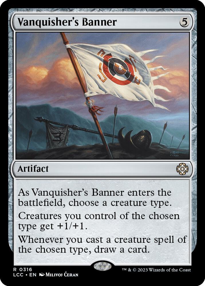 Vanquisher's Banner - Commander: The Lost Caverns of Ixalan (LCC) NM