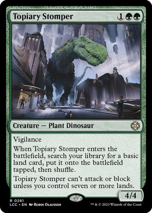 Topiary Stomper - Commander: The Lost Caverns of Ixalan (LCC) NM