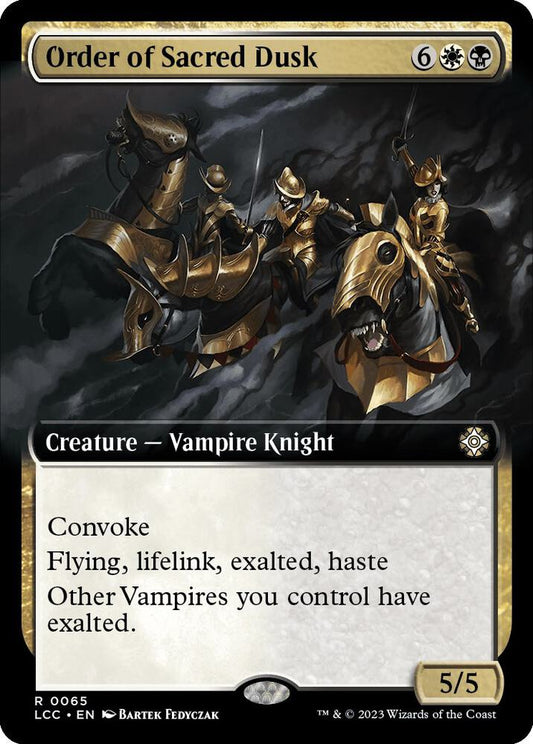 Order of Sacred Dusk (Extended Art) - Commander: The Lost Caverns of Ixalan (LCC) NM