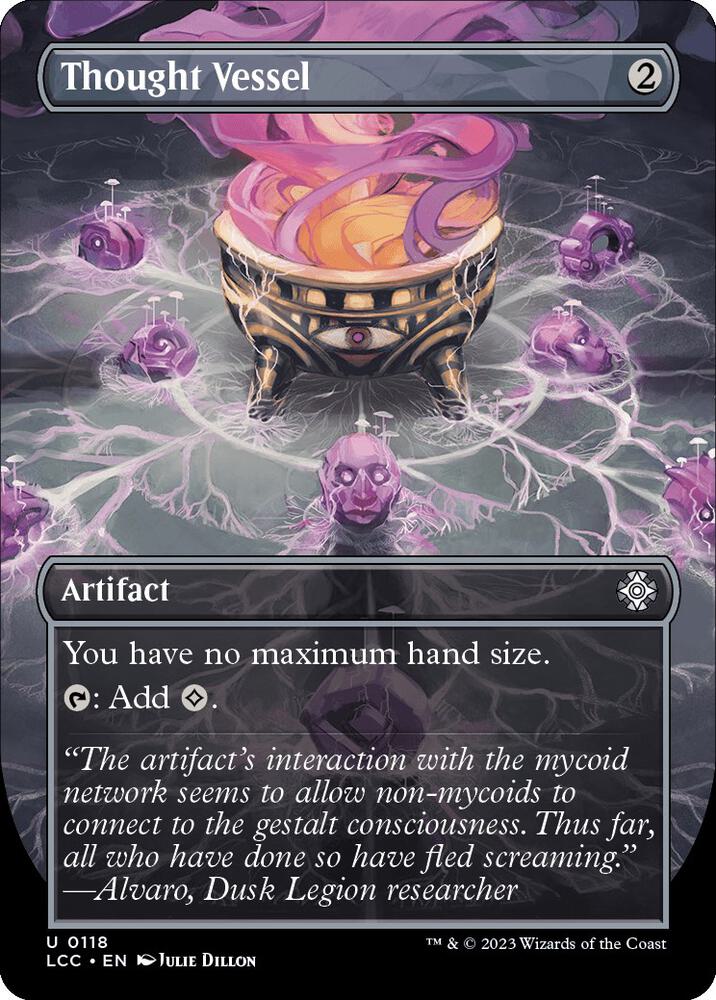 Thought Vessel (Borderless) - Commander: The Lost Caverns of Ixalan (LCC) NM *FOIL*