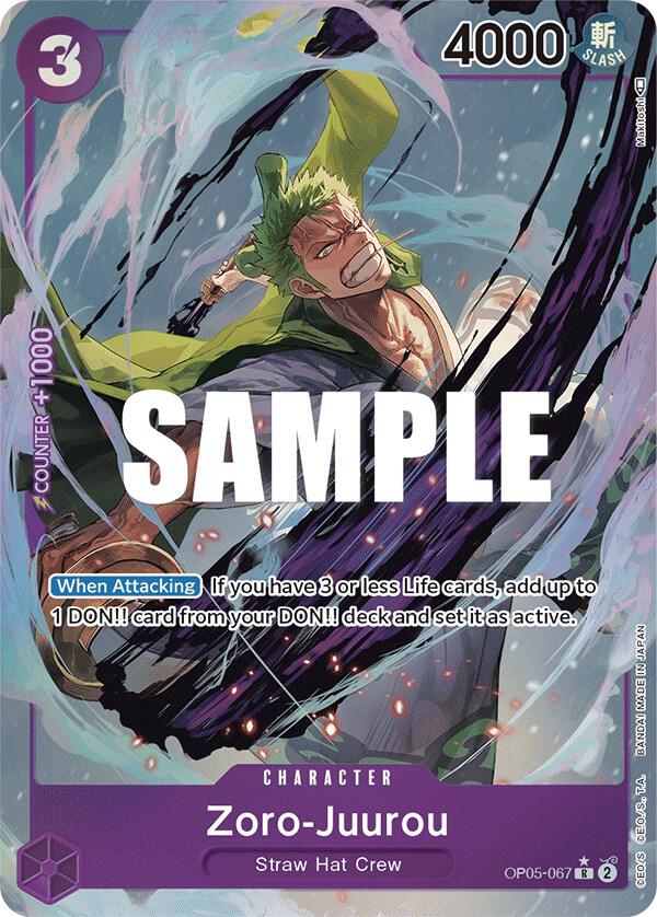 Zoro-Juurou (Alternate Art) - Awakening of the New Era (OP05) NM *FOIL*