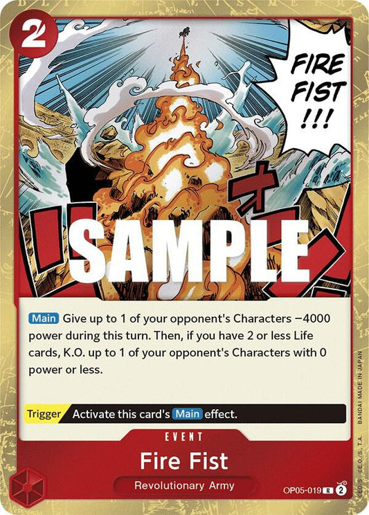 Fire Fist - Awakening of the New Era (OP05) NM *FOIL*