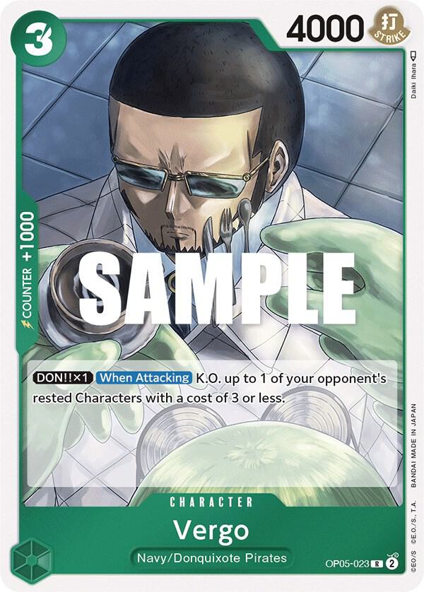 Vergo - Awakening of the New Era (OP05) NM *FOIL*