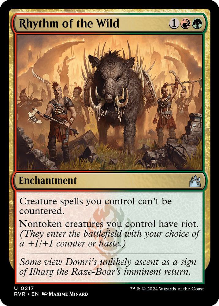 Rhythm of the Wild - Ravnica Remastered (RVR) NM *FOIL*