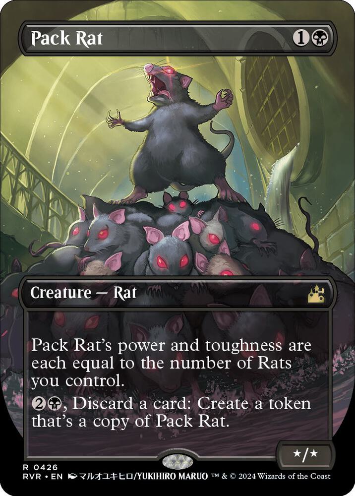 Pack Rat (Anime Borderless) - Ravnica Remastered (RVR) NM