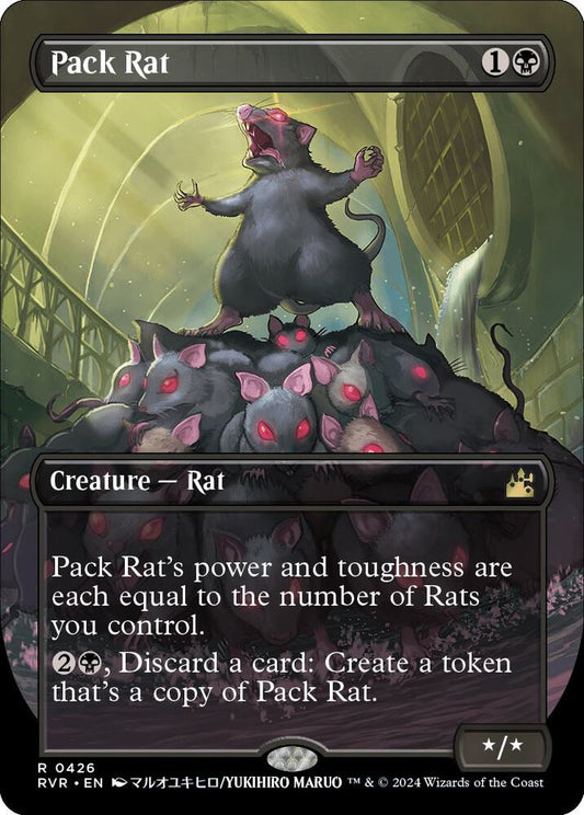 Pack Rat (Anime Borderless) - Ravnica Remastered (RVR) NM