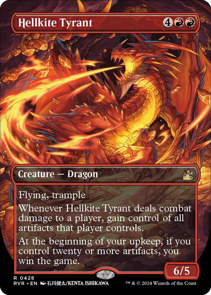 Hellkite Tyrant (Anime Borderless) - Ravnica Remastered (RVR) NM