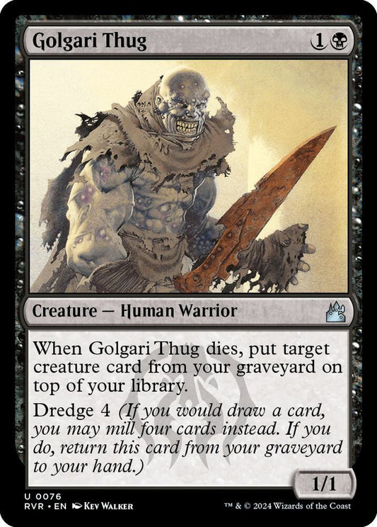 Golgari Thug - Ravnica Remastered (RVR) NM