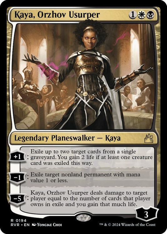 Kaya, Orzhov Usurper - Ravnica Remastered (RVR) NM