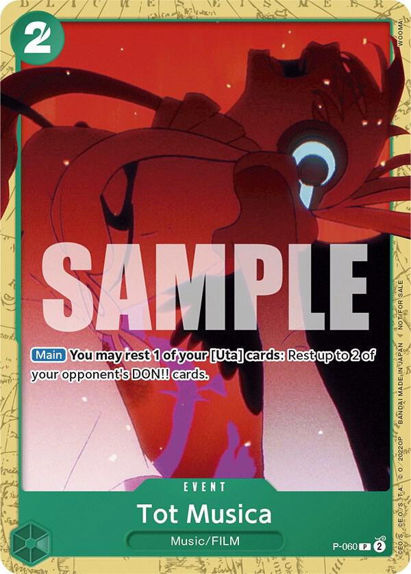 Tot Musica (Starter Deck 11: Uta Deck Battle) - One Piece Promotion Cards (OP-PR) NM