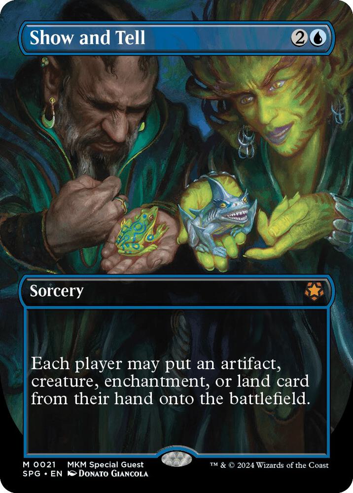 Show and Tell (Borderless) - Special Guests (SPG) NM