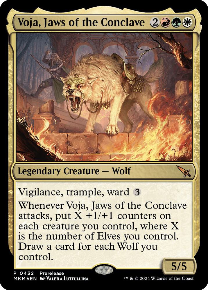 Voja, Jaws of the Conclave - Prerelease Cards (PRE) NM *FOIL*