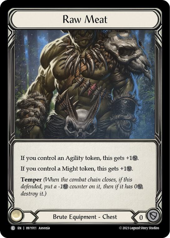 Raw Meat - Heavy Hitters (HVY) NM *Cold Foil*