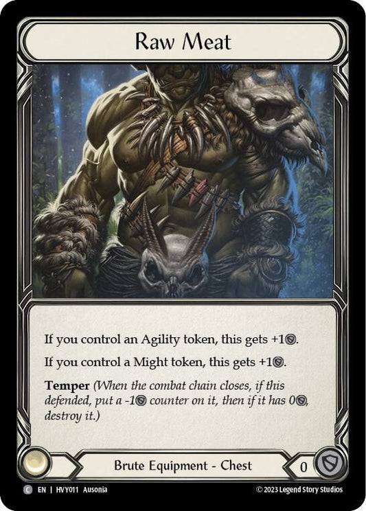 Raw Meat - Heavy Hitters (HVY) NM *Cold Foil*